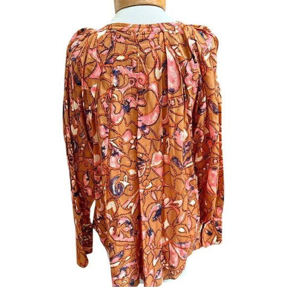 ALC cotton bronze blouse. Oversized and cool & light for spring/summer. - Picture 8 of 8